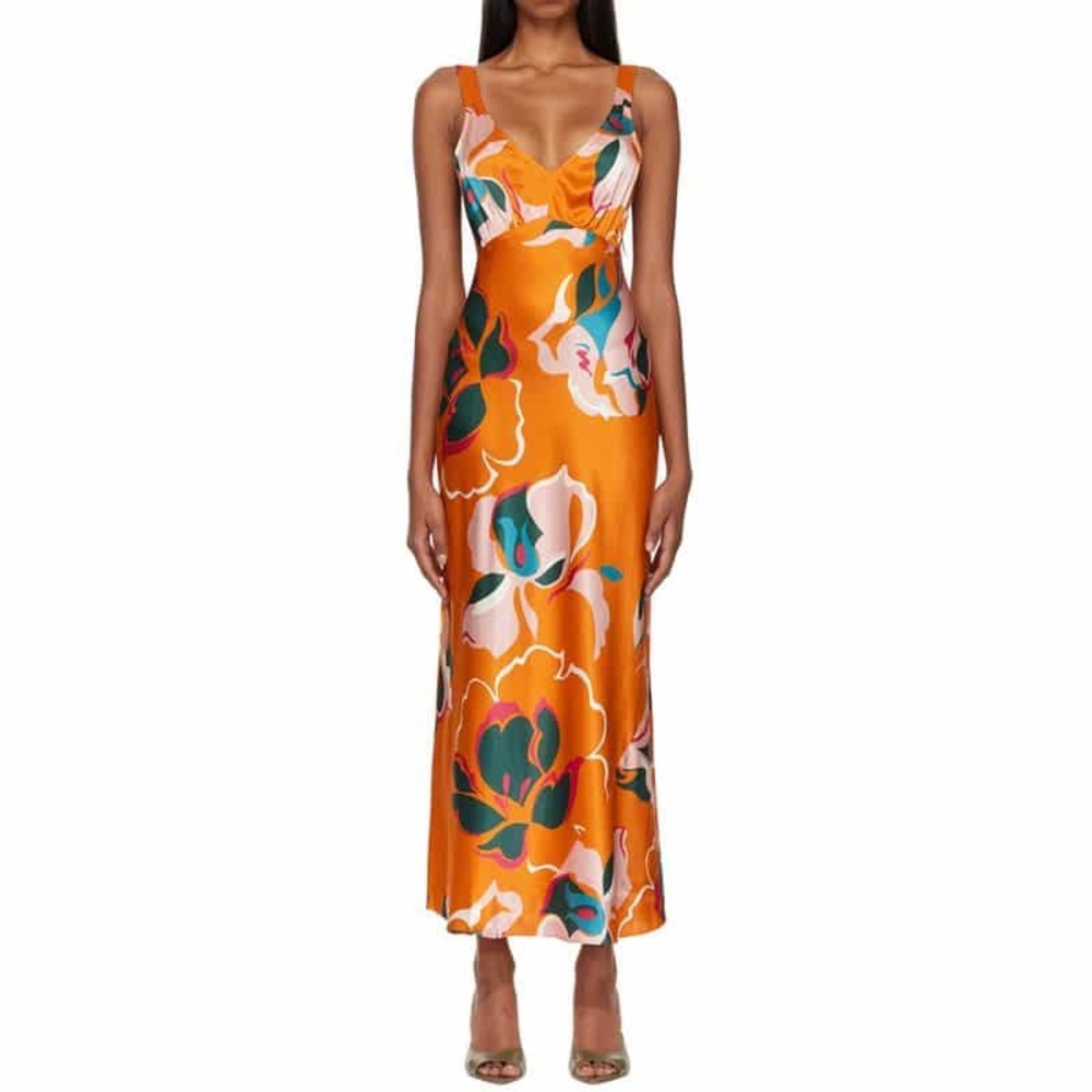 Reformation Silk Daytona Dress